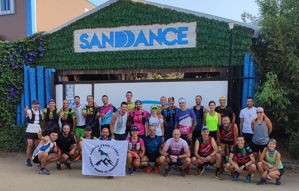 Final de l'entrenament de fa uns dies, al Sanddance (Cabra's Trail Lloret)