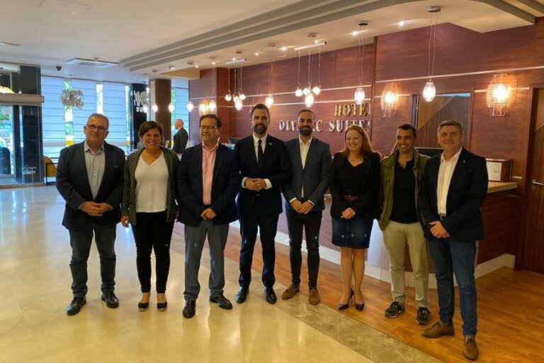 El conseller Torrent, en la visita a Lloret (ERC)
