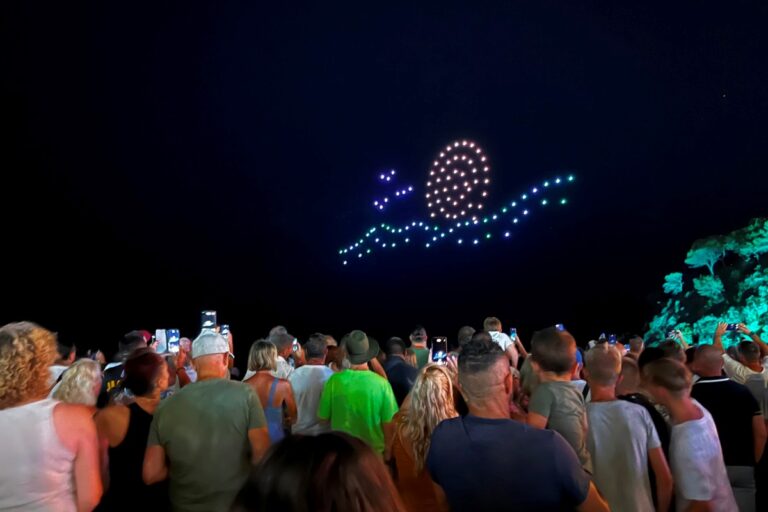 espectacle de Flock Drone Art