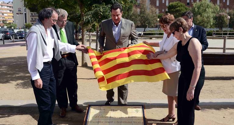 Esteve Fàbregas i Barri ja té una plaça amb el seu nom a Lloret