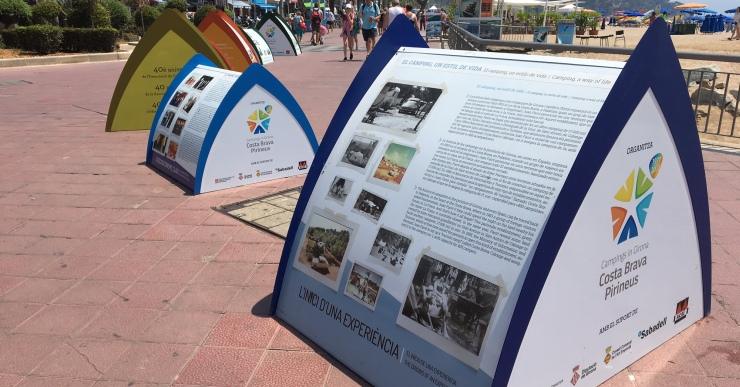 ‘El càmping, un estil de vida’, la mostra que es pot veure aquests dies a Lloret