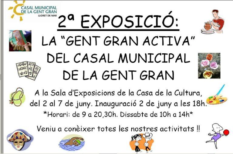 La Gent Gran exposa els treballs que ha fet als cursos i tallers