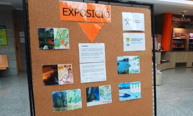 Els pacients del sociosanitari exposen els seus dibuixos a diferents centres