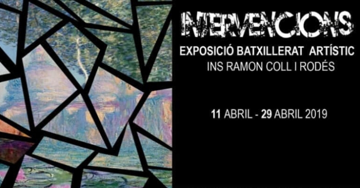 L’exposició ‘Intervencions’ mostra els treballs del Batxillerat Artístc del Coll i Rodés