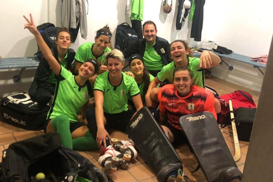 El femení, el setembre passat (Club Hoquei Lloret)