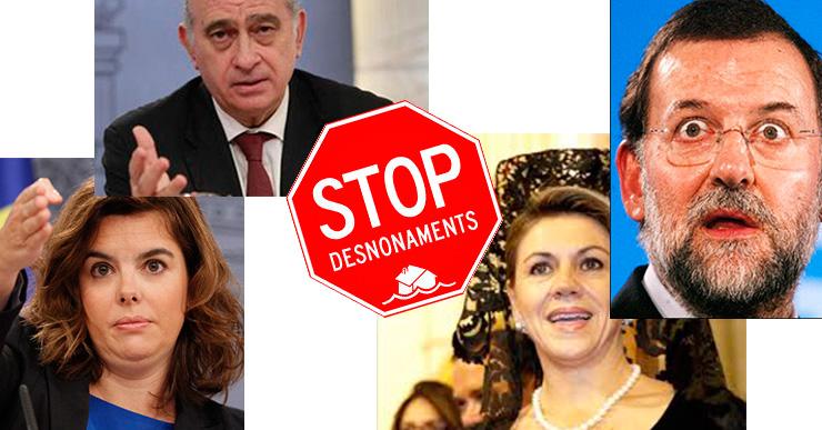La PAH Lloret rebutja la presència dels alts càrrecs del PP i del Govern a Lloret
