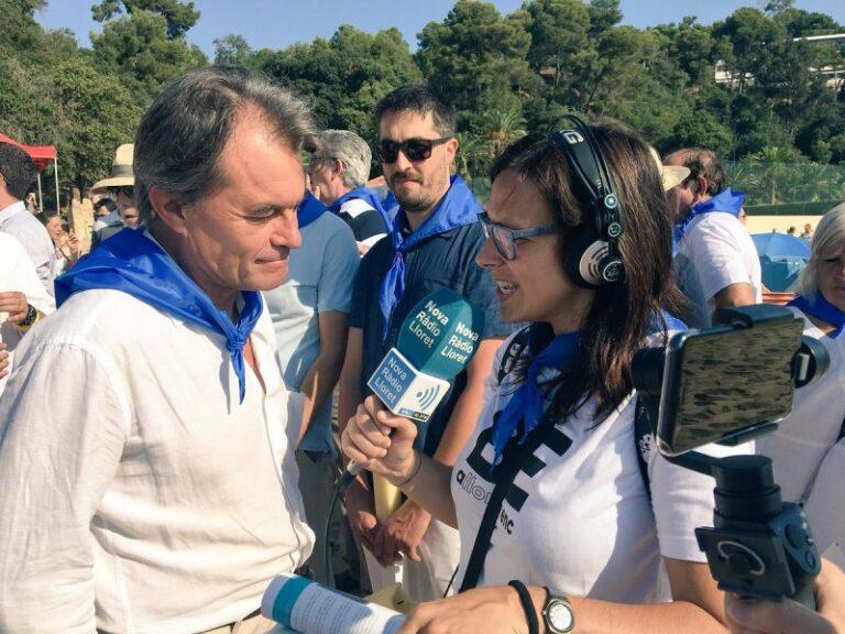 Èxit d’audiència en la retransmissió de la diada de Santa Cristina a través de Nova Ràdio Lloret