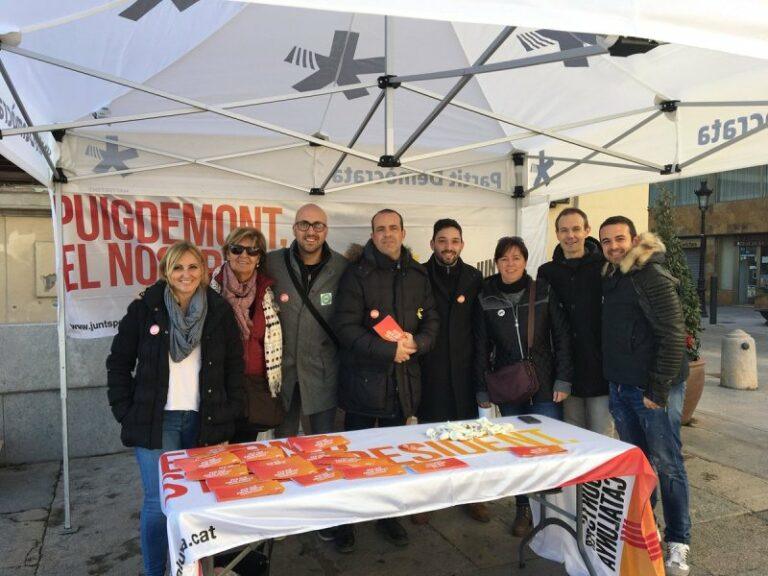 JxCat reclama «el retorn del president Puigdemont i del govern legítim», aquest diumenge a Lloret