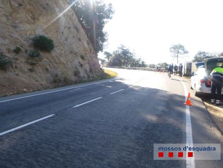 Enxampen un motorista que triplicava la taxa d’alcohol i va tenir un accident a Lloret de Mar