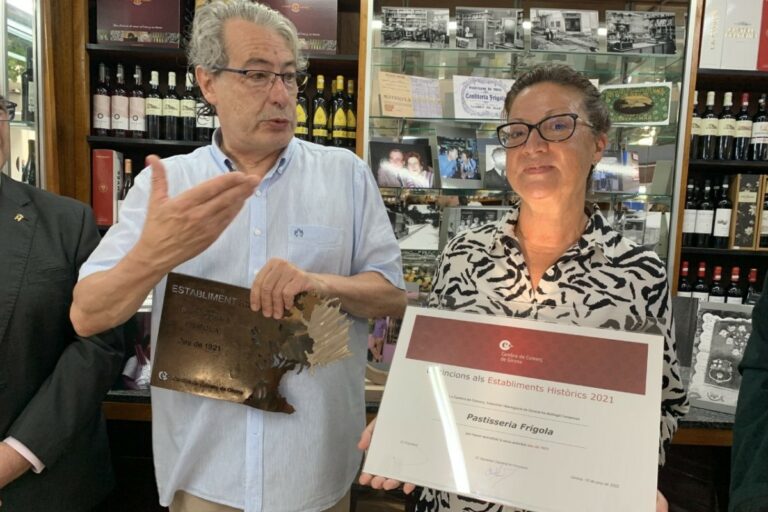 Reconeixement a Can Frigola de la Cambra de Comerç