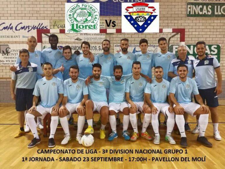 Aquest dissabte comença la competició per al Club Unió Futbol Sala Lloret
