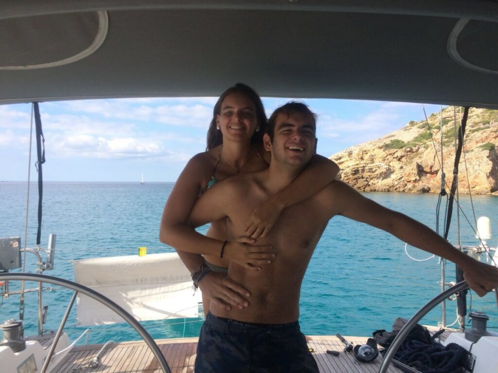 L'Ariadna i en Jordi, al veler
