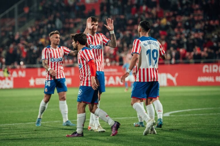 El Girona en un partit d'aquesta temporada (Girona FC)