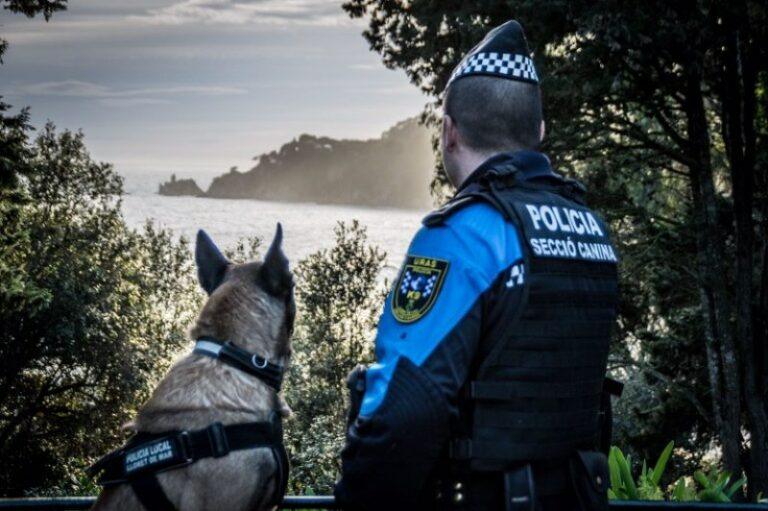 La secció canina de la Policia Local permet posar 426 multes per tràfic de drogues