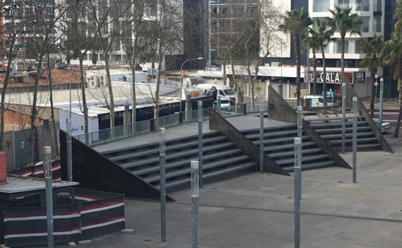 graderies plaça pere torrent 2019
