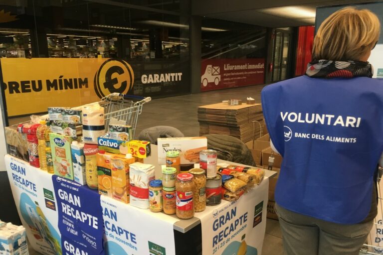 El Gran Recapte del 2019 en un supermercat de Lloret