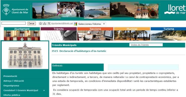 L’Ajuntament, satisfet amb el registre dels HUTs a Lloret