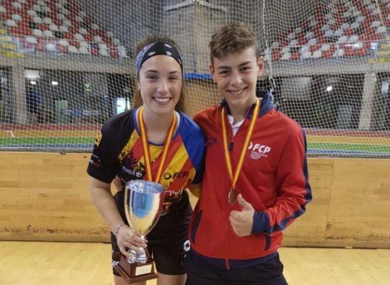Marina Pérez i Hugo Laguna, de l’Hoquei Lloret, es proclamen campions d’Espanya