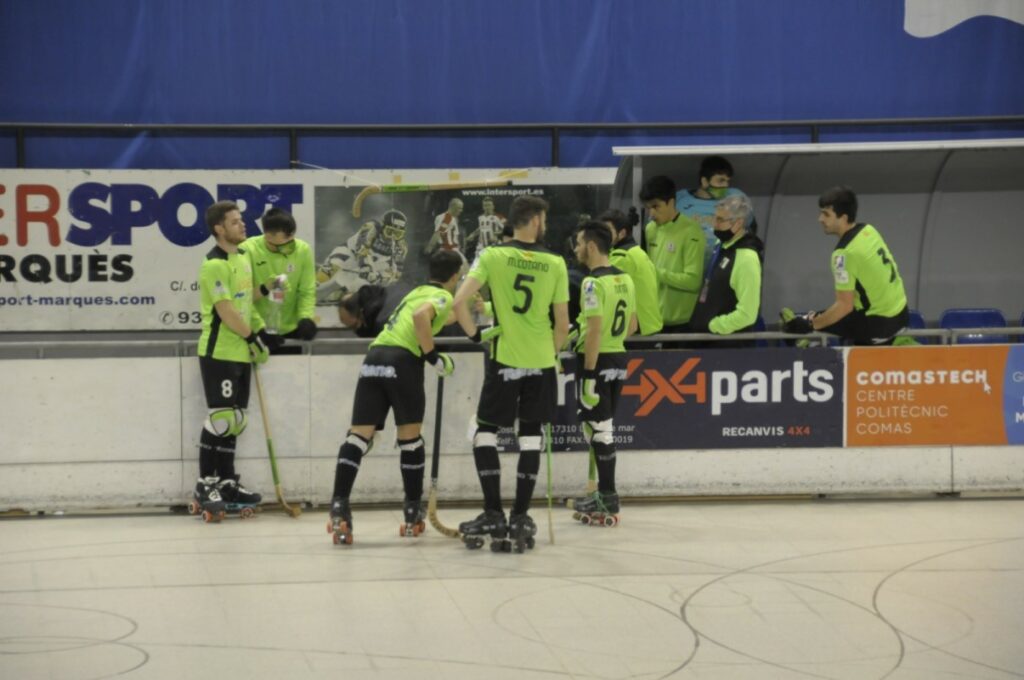 Un descans del partit (Club Hoquei Lloret)