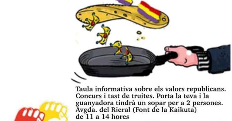 ICV – EUiA proposa ‘tombar la truita’ per commemorar la Segona República