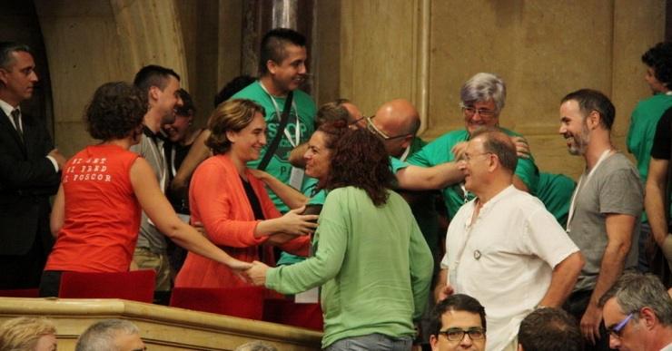 La PAH de Lloret celebra l’aprovació de la ILP sobre els desnonaments