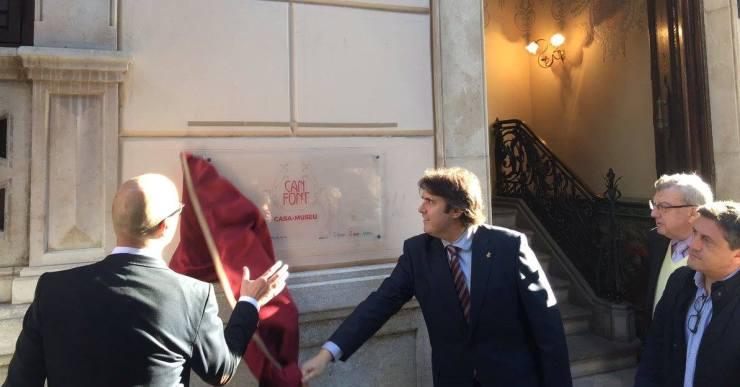 El president de la Diputació de Girona inaugura Can Font en plena Festa Major