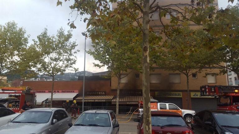 Es crema la cuina de la ‘xurreria’ del Rieral, sense fer cap ferit