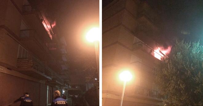 Incendi en un habitatge, al centre de Lloret