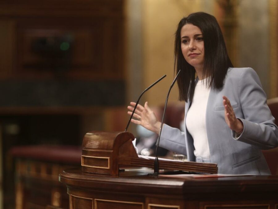 Inés Arrimadas, en el Congrès dels Diputats.