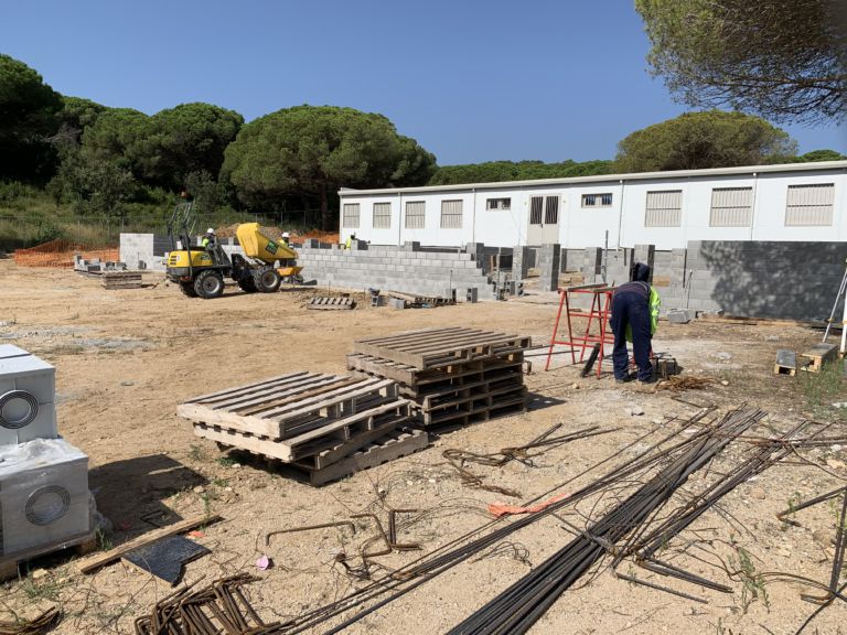 Comencen les obres dels nous mòduls a l’institut Sant Quirze