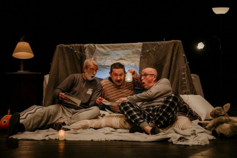 Alguns membres de Ja Cobrarem (Teatre de Lloret)