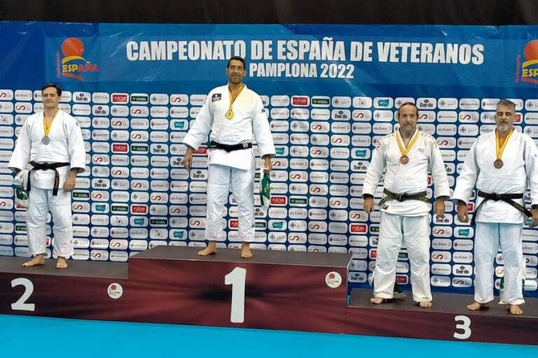 Javier Altamirano, al podi del Campionat d'Espanya de Veterans