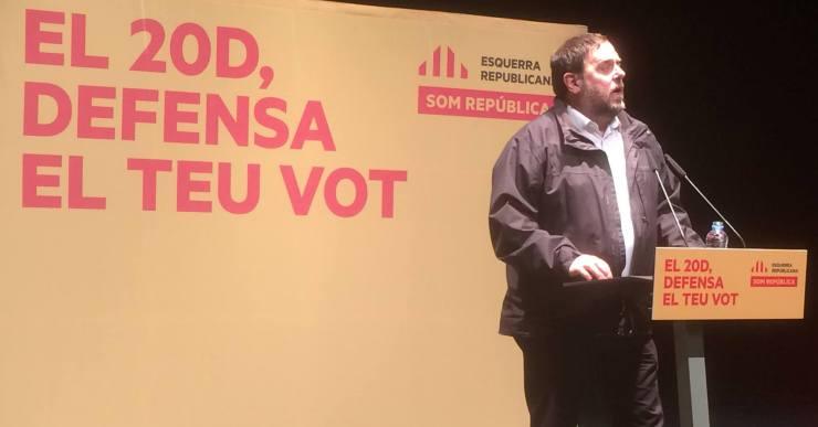 Junqueras: «ERC és qui millor encarna els valors republicans i independentistes»