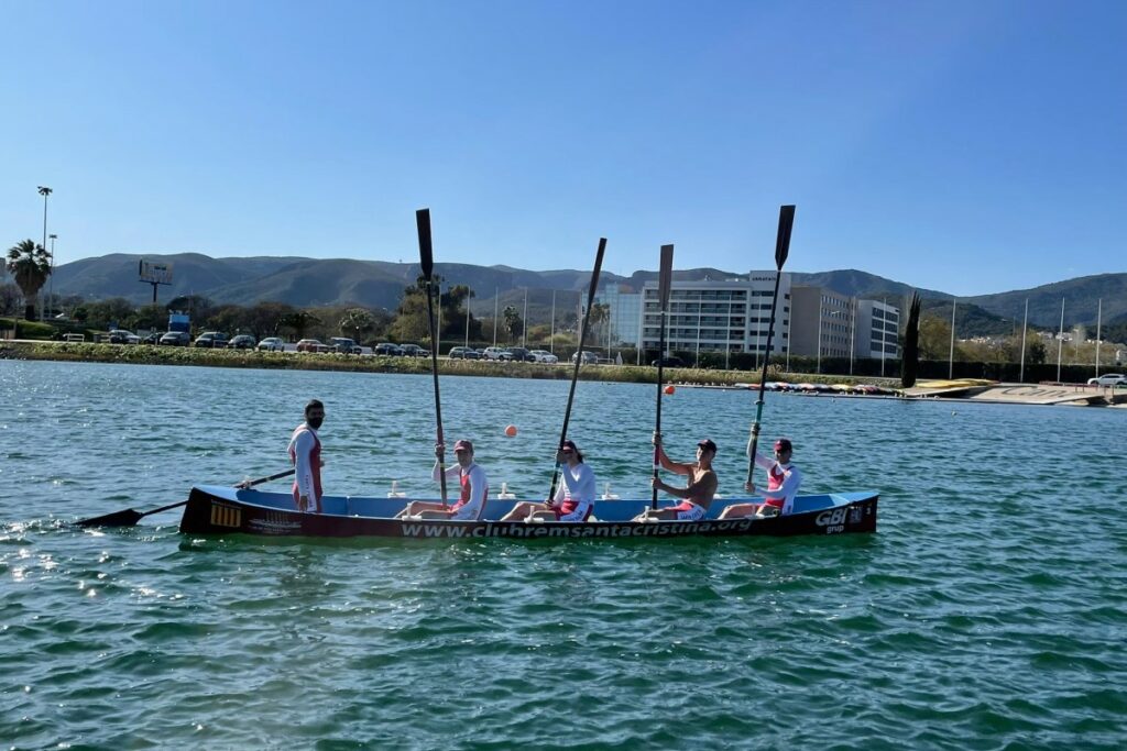 El juvenil després de la victòria (Rem Santa Cristina)