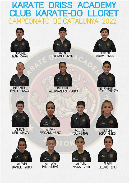 Els participants del Karate Do