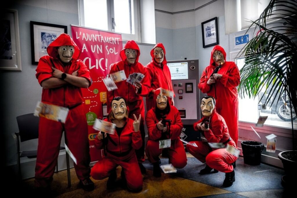La Casa de Papel, a l'OIAC (Ajuntament de Lloret de Mar)