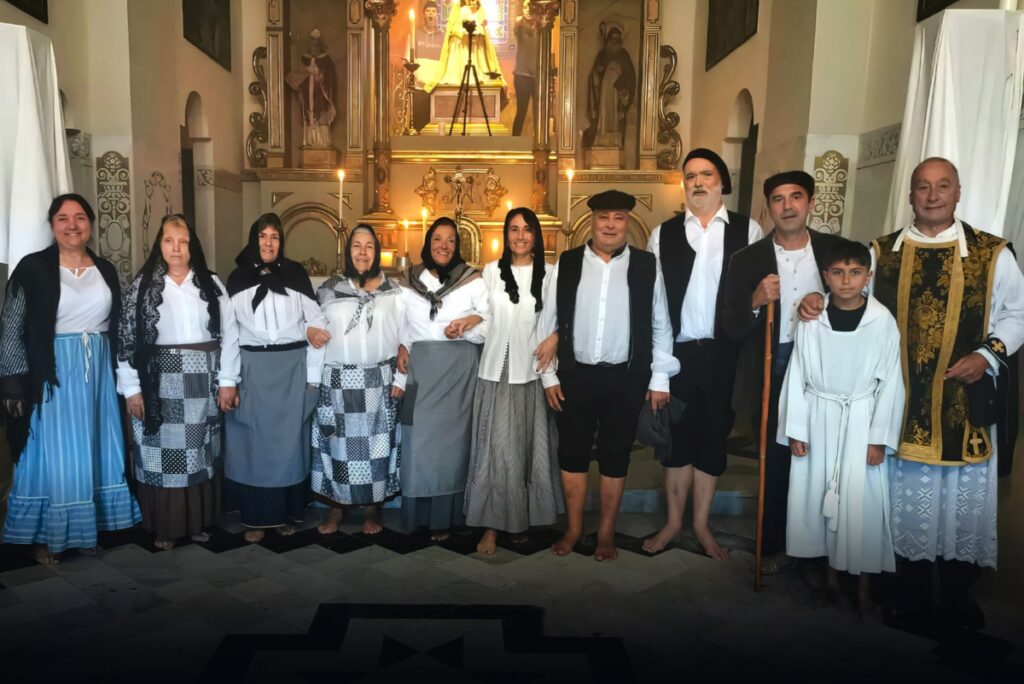 Els representants de 'La llegenda del traginer' (Les Alegries)