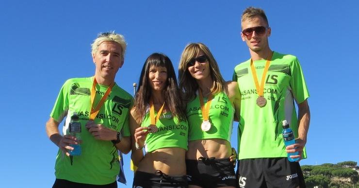 El Club La Sansi guanya el bronze al Campionat de cros per relleus de Mataró