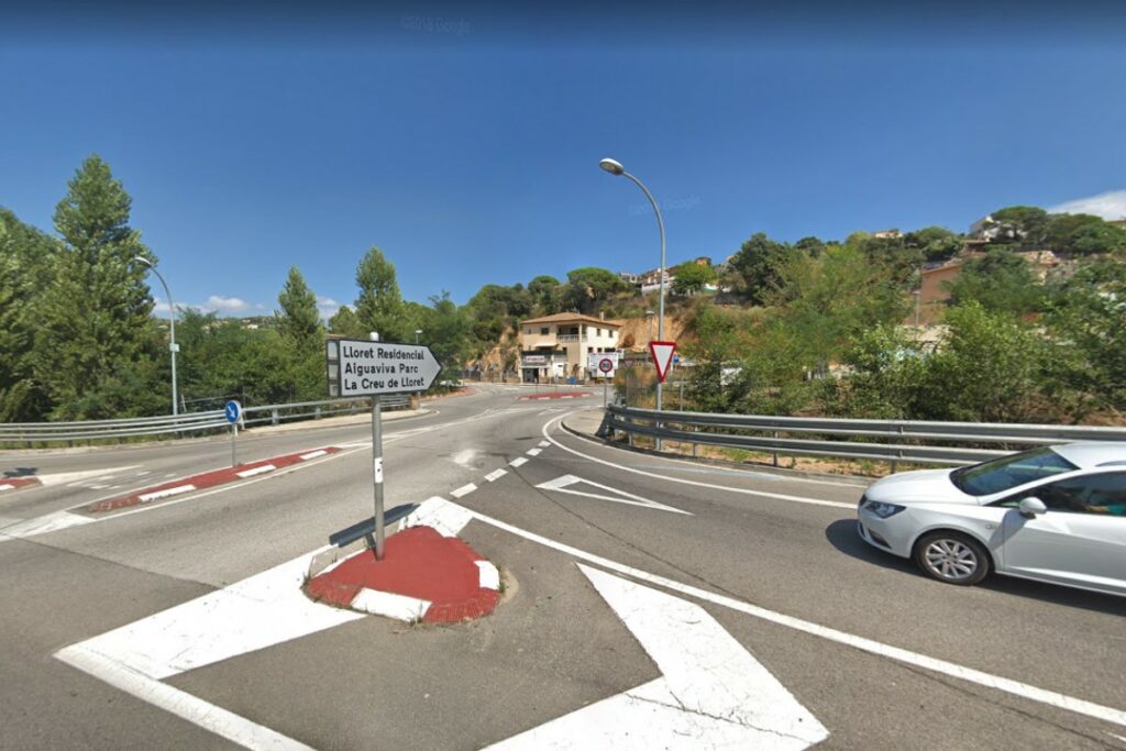 L'entrada de Lloret Residencial (Google Maps)