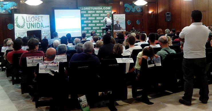 Lloret Unida aposta per millorar Lloret, però no per canviar-lo