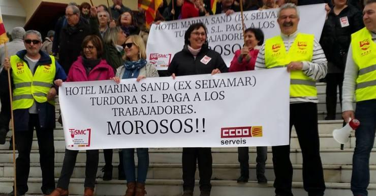 Els treballadors del Marina Sand es manifestaran aquest dissabte