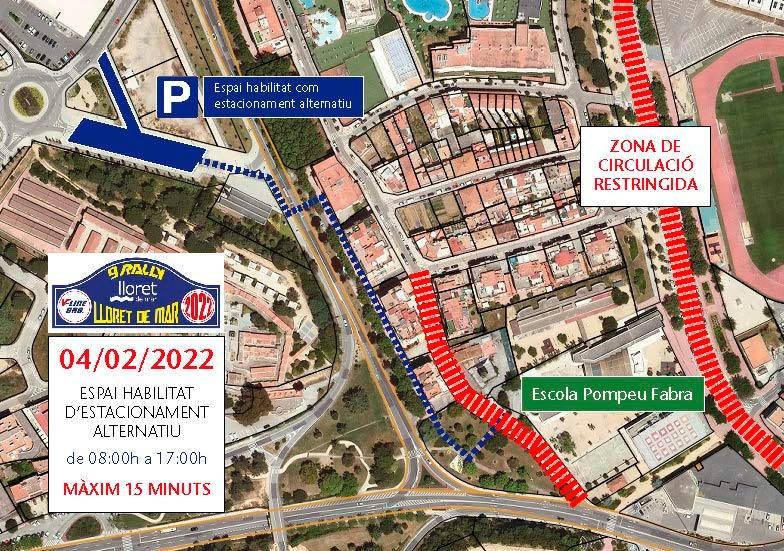Restriccions de circulació pel ral·li Lloret.