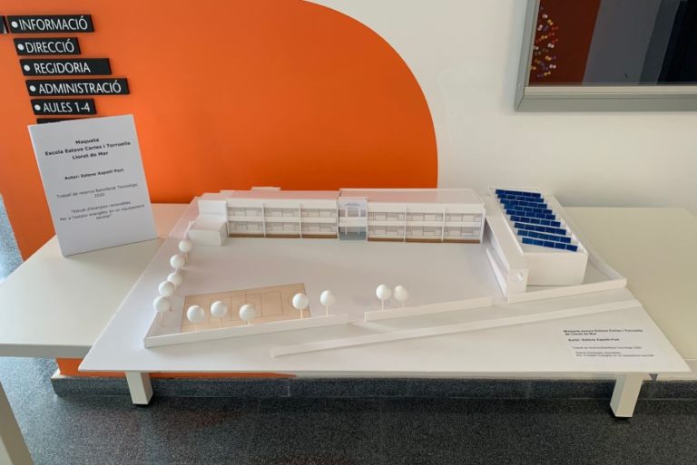 La maqueta de l'Esteve Carles (Ajuntament de Lloret de Mar)