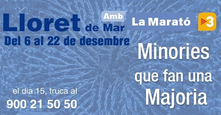 Una quinzena d’activitats solidàries a Lloret de Mar, amb motiu de La Marató de TV3