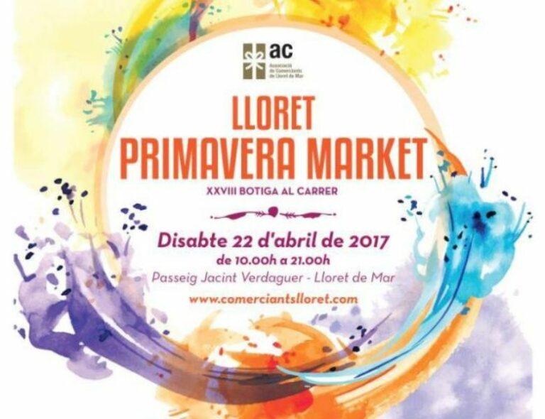 Els comerciants munten la Lloret Primavera Market, aquest dissabte, amb establiments locals