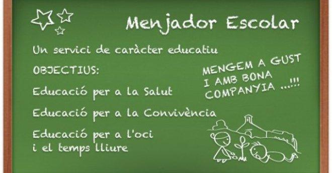 L’Ajuntament i el Consell Comarcal han atorgat 400 beques per a menjador escolar