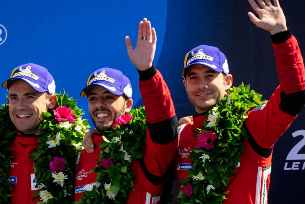 Molina i els seus companys de Ferrari