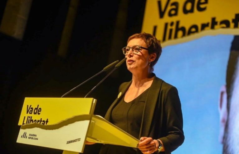 Montse Bassa, germana de Dolors Bassa, visita avui Lloret en un acte de precampanya