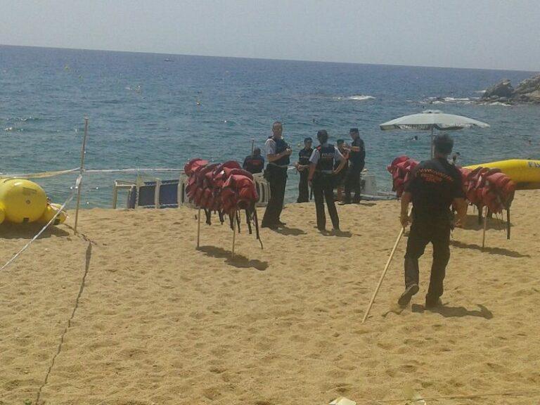 Mor un turista rus per un atac de cor a la platja del centre