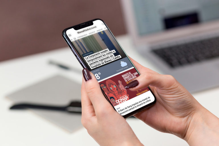 El web de Nova Ràdio Lloret va rebre 700.000 visites al llarg del 2020